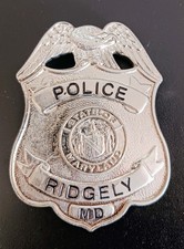 S/G08 Historisches US-Polizeiabzeichen - RIDGELY  POLICE