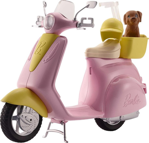 Barbie roller und hund - roller,