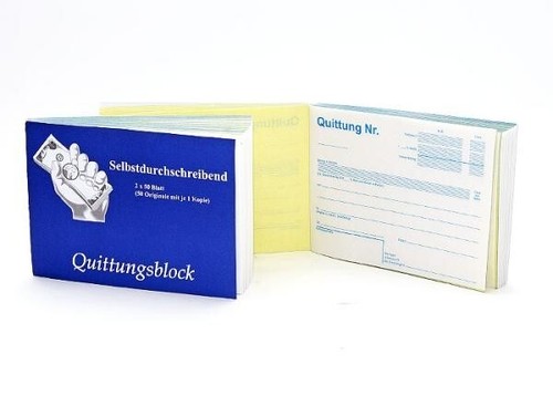Blatt quittungsblock - 50,