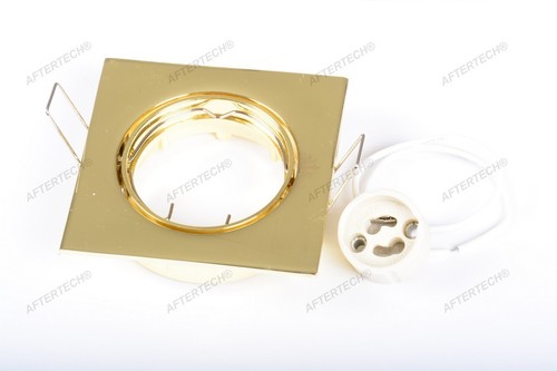 Gold poliert halter vertieft - gold,