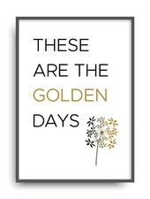 Kunstdruck GOLDEN DAYS Fine