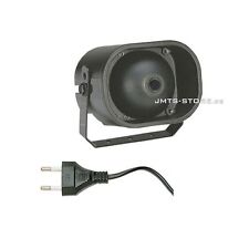 Alarmsirene Alarm Sirene 230 V mit Netzstecker Horn Hupe Alarmanlage Signalgeber