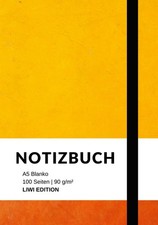 Notizbuch A5 blanko - 100 Seiten 90g/m² - Soft Cover - FSC Papier: Notebook
