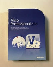 MS Visio 2010 Professional Vollversion englisch inkl.2ter Installation D87-04394