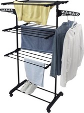 Wäscheständer Turm Klappbar 4 ebenen Wäschetrockner Kleiderständer 170x74x48cm