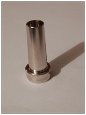 Mundstückadapter  für Kornett auf Trompete Vernickelt Adapter Mundstück