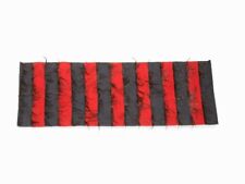 RUCKSTUHL Webteppich 'Aaura' - Wolle u. Ziegenhaar - rot/schwarz - 280 x 100 cm