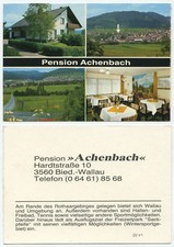 43396 - Pension Achenbach - Bied.-Wallau - Infos im Postkartenformat