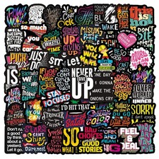 Motivierende Zitate Aufkleber