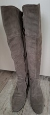 Lavorazione Overknee Stiefel, Größe 40 Braun Wildleder