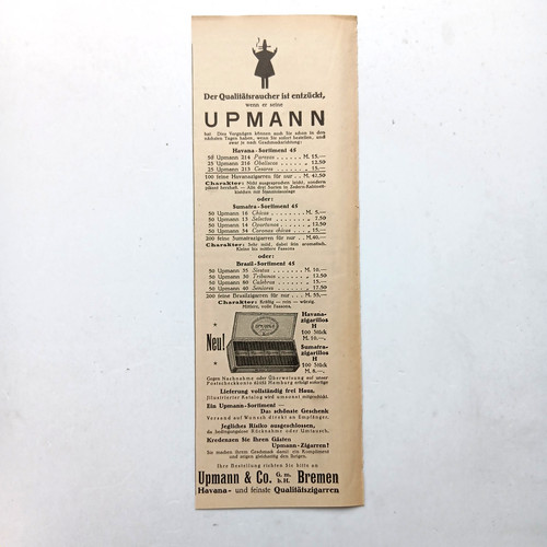 1926 upmann bremen - 1926,