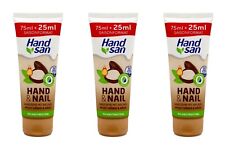 Handsan Hand &Nail Handcreme mit Arganöl , 3x100ml EAN4045612007005