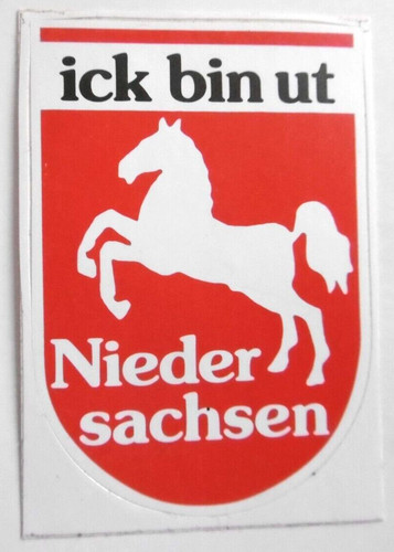 Souvenir aufkleber ick bin - ick,