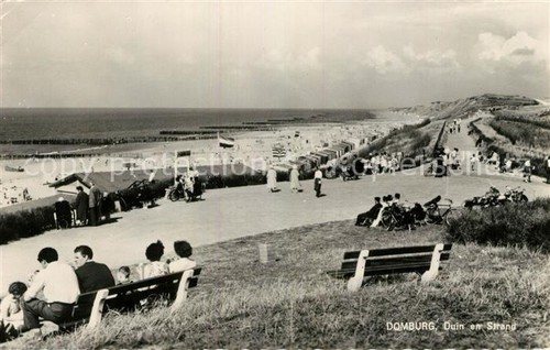 Domburg duin strand - duin,