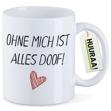 Kaffeetasse Ohne mich ist