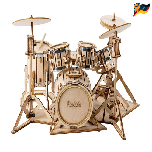 Holzpuzzle schlagzeug 246 - 3d,