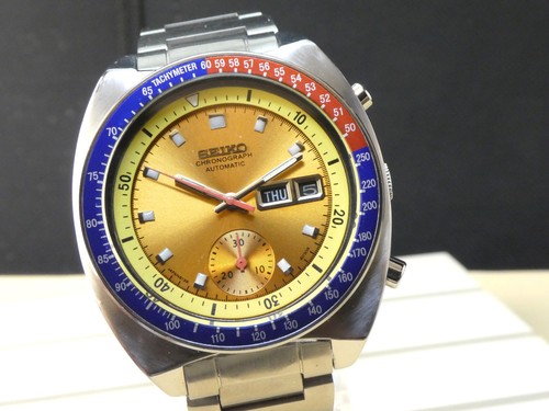 Seiko chronograph pouge - seiko, "pouge"
