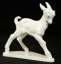 AELTESTE VOLKSTEDT - JUNGER ZIEGENBOCK Ziege Porzellanfigur Figur Tierfigur