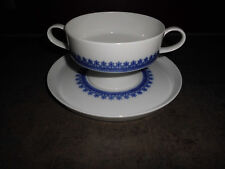 Rosenthal Composition blaue Sterne 1 Suppentasse & Untertasse neuwertig