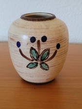 Vase, Kunsthandwerk,Vintage, Keramik handbemalt