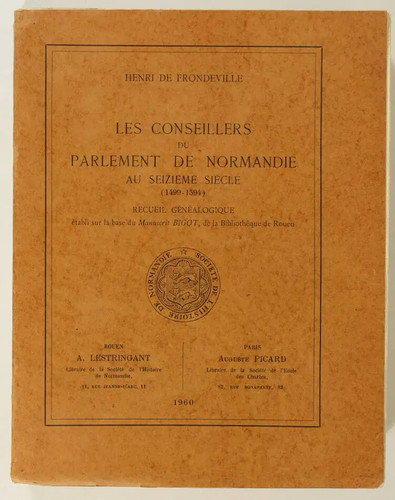 Genealogie frondeville die - -,