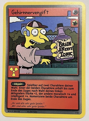 Simpsons sammelkartenspiel - simpsons,