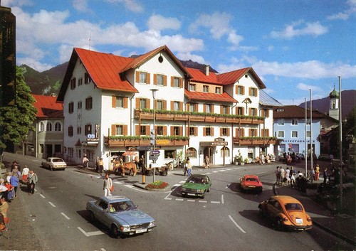 Oberammergau hotel - ak, oberammergau,hotel