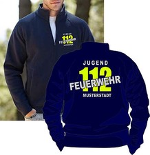 Feuerwehrjacke Feuerwehr Jacke Sweatjacke Bekleidung Jugendfeuerwehr Shirt 29