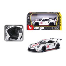 Porsche 911 RSR GT  Bburago Maßstab:1:24 Metall-Kunststoff Modellauto Weiß 