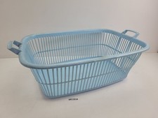 Wäschewanne Wäschekorb DDR PWO Kunststoff Hellblau Haushalt Deko #2511010