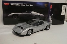 RARITÄT KYOSHO LAMBORGHINI MIURA JOTA  SJV SILBER 1:18  OVP TOP