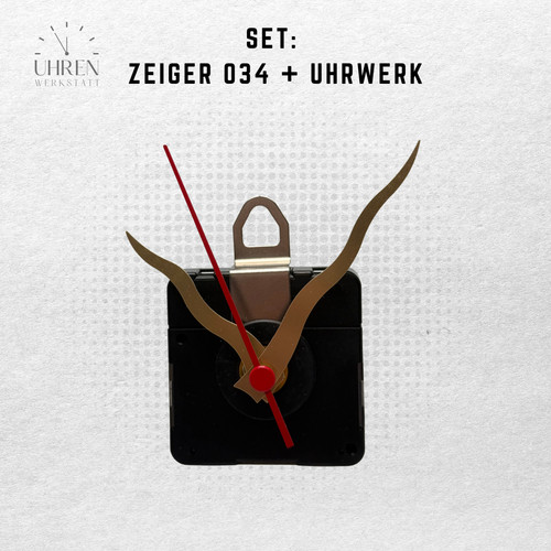 Quarzuhrwerk lautlos mit