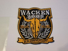 WACKEN Patch Original 2009  Vintage Aufnäher   siehe auch Foto