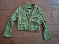 Jean Paul Berlin Kurzjacke Blazer Bauchfrei Gr M 40 Grün