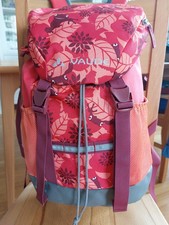 Vaude Pecki 14 - Wander-Rucksack ROT, mit Zubehör (Regenschutz, Sitzkissen, Lupe