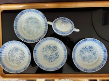 China Blau - Zuckerdose mit 4