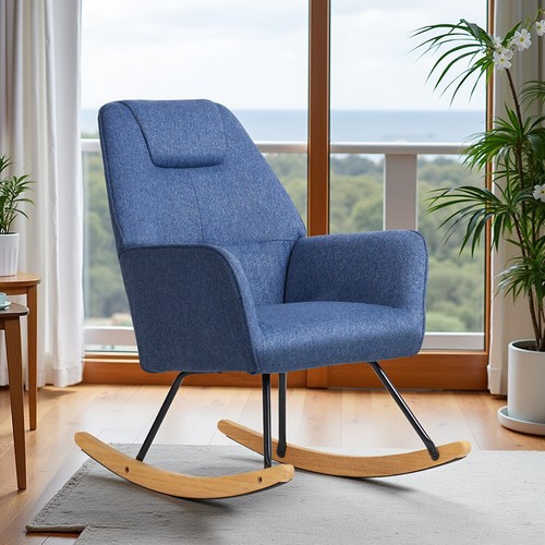 Blau schaukelstuhl - blau,
