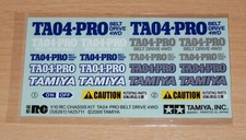 Tamiya 58261 TA-04 Pro Chassis Kit/TA04, 9495348/19495348 Decals/Sticker, Neu in OVP