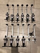 2Reihenhalterung 6 er Spirituosen Wandhalter Flaschenhalterung f. Schnapsspender