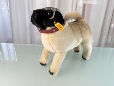 Steiff Tier 667862 Hund Mops 25 x 27 cm. Top Zustand  