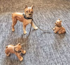 Figur Hund Boxer mit 2 Welpen von Goebel/Hummel