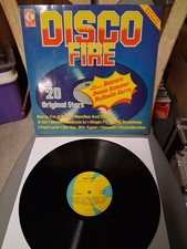 12 " LP VA Sampler - K-tel Disco Fire - Original Hits - Disco Pop Rock 70s 