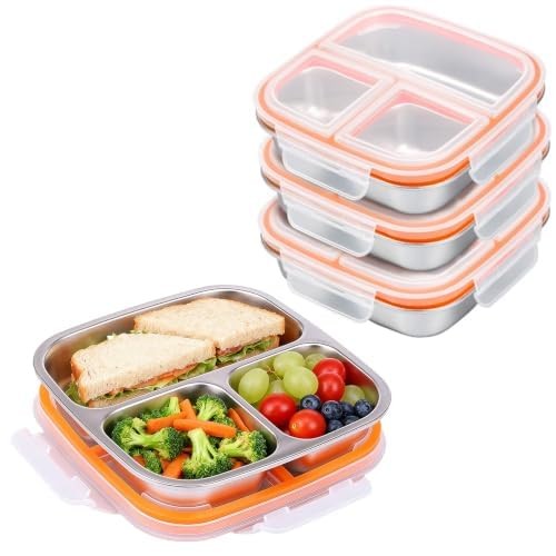 Edelstahl snackdose 3er set - 3er,