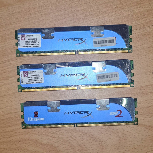 Kingston hyperx ddr2 sdram 3gb - kingston,