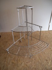 alte Blumenbank Blumenleiter Etagere Blumeneckregal Metall Pflanzen Regal Decor