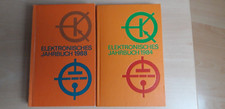 8 Bücher - Elektronisches Jahrbuch - DDR von 1974,75,78,80,81,84,87,88 -