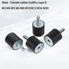 Gummipuffer Typ B Schwingungsdämpfer Silentblock GummiMetall Puffer M3 bis 20
