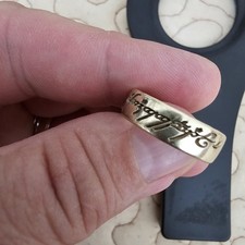 Goldring 585 mit Gravur (14K