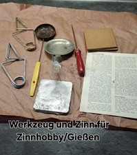 Zinnfiguren Werkzeug zum Gießen inklusive Zinnblock