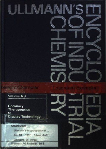Ullmann encyclopedia of - encyclopedia,